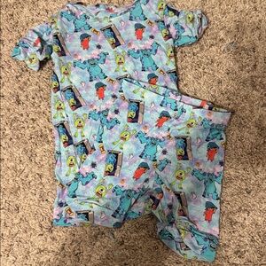 Colorful Cartoon Character Pajama Set